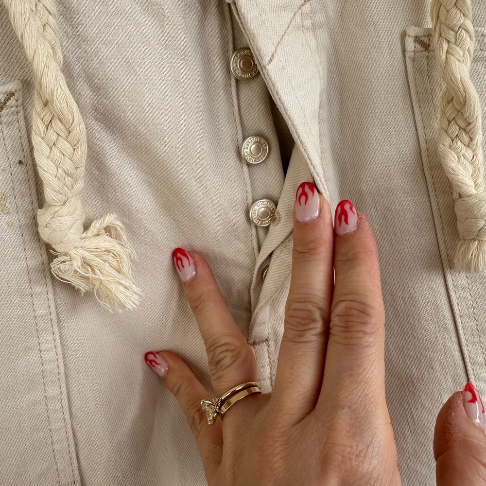 We The Free Cream Pants with Rope Detail - Picture 3 of 7